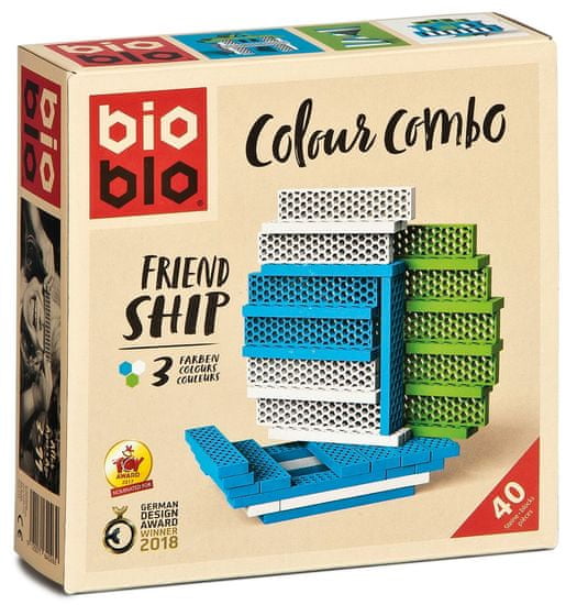 Piatnik Bioblo Colours Ship 40 dielikov
