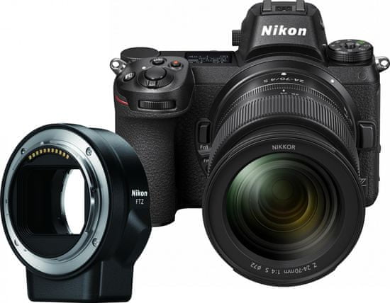 Nikon Z6 + 24-70 mm + FTZ adaptér (VOA020K003)