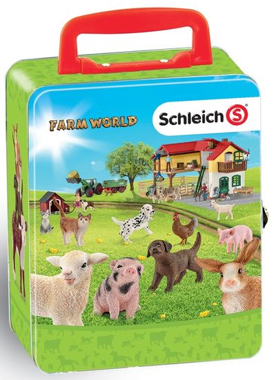 Klein Zberateľský kufrík Schleich - zvieratká