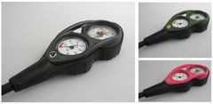 APEKS Konzola APEKS manometer 360 Bar/hĺbkomer 70M, ružová/ flexi hadica