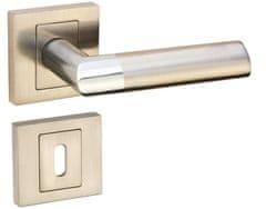 Infinity Line Karo 100 chróm/satina - kľučka na dvere - pre izbový kľúč