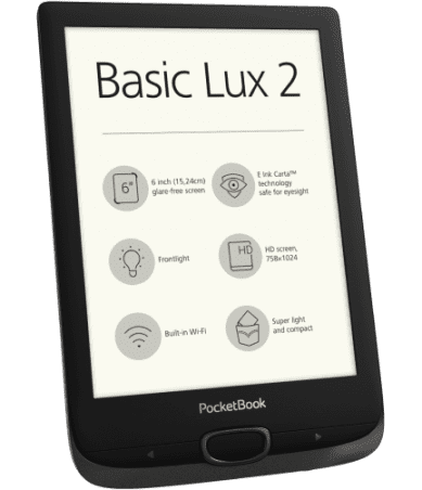 PocketBook 616 Basic Lux 2, čierna
