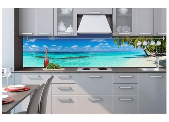 Dimex fototapeta do kuchyne KI-260-091 Rajská pláž 60 x 260 cm