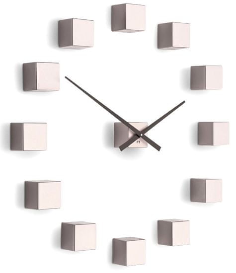 Future Time Dizajnové nástenné nalepovacie hodiny FT3000