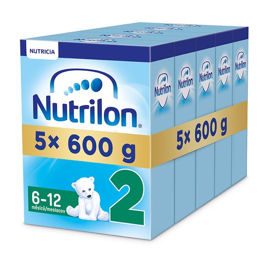 Nutrilon 2 pokračovacie dojčenské mlieko 5x 600g