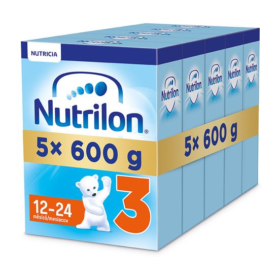 Nutrilon 3 batoľacie mlieko 5x 600 g