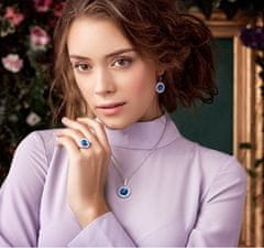 Preciosa Strieborný prsteň Camellia 6108 63