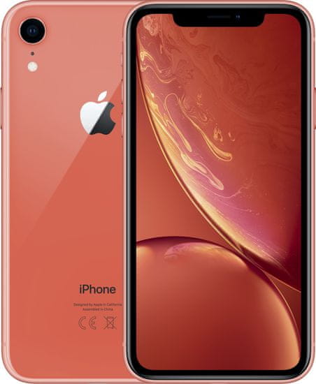 Apple iPhone Xr, 128GB, Korálovo červený - rozbalené