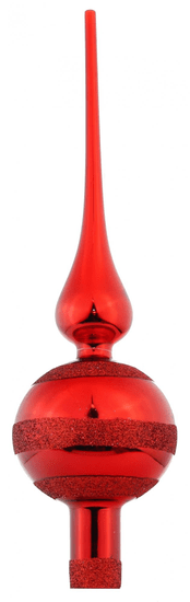 Seizis Špička sklenená s leskom, 30x8 cm, červená