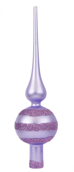 Seizis Špička sklenená s leskom, 30x8 cm, fialová