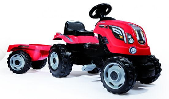 Smoby Šliapací traktor Farmer XL červený - použité