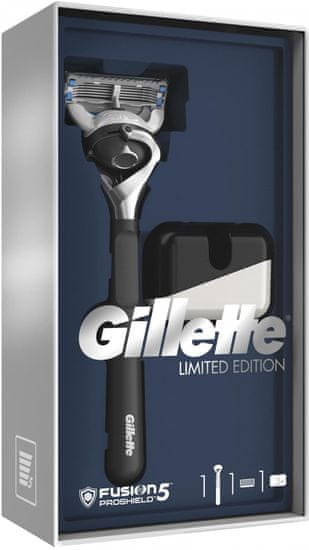 Gillette Fusion5 ProShield Chill Darčekové Balenie So Strojčekom + Stojan