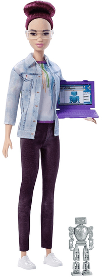 Mattel Barbie Inženýrka fialové vlasy