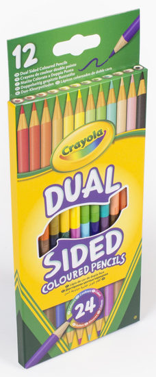 Crayola 12 ks obojstranných pasteliek