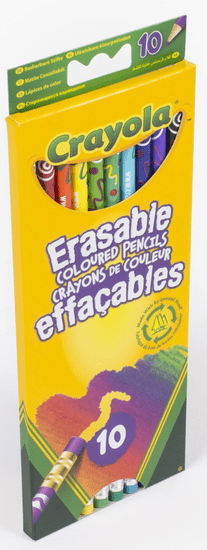 Crayola 10 ks ľahko zmazateľných pasteliek