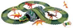 Variabilná dráha s dinosaurami a tunelom 144 dielov