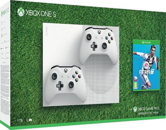 Microsoft Xbox One S 1TB + extra ovladač