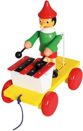 Bino Pinochio s xylofónom ťahací