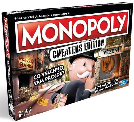 HASBRO Monopoly Cheaters edition - rozbalené