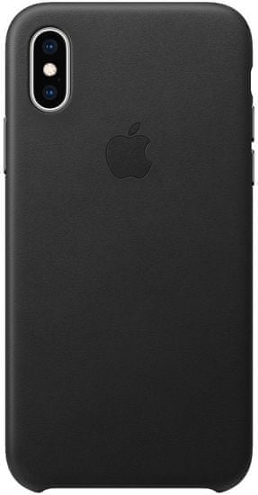 Apple kožený kryt na iPhone XS, čierna MRWM2ZM/A
