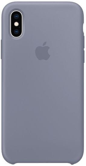 Apple silikónový kryt na iPhone XS, levanduľovo sivá MTFC2ZM / A