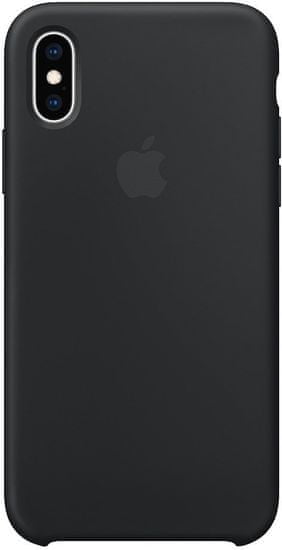 Apple silikonový kryt na iPhone XS, čierna MRW72ZM/A