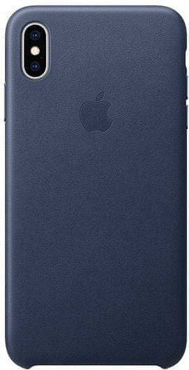 Apple kožený kryt na iPhone XS Max, polnočná modrá MRWU2ZM/A