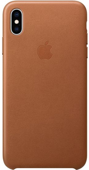 Apple kožený kryt na iPhone XS Max, sedlovo hnedá MRWV2ZM/A