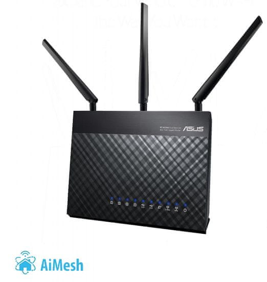 ASUS RT-AC68U AiMesh router (90IG00C0-BM3010)