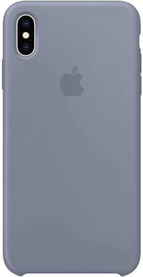 Apple silikonový kryt na iPhone XS Max, levandulovo šedá MTFH2ZM/A