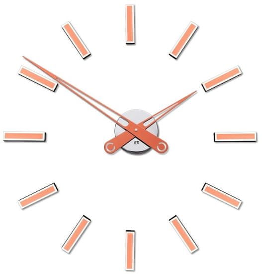 Future Time Dizajnové nalepovacie hodiny FT9600BK