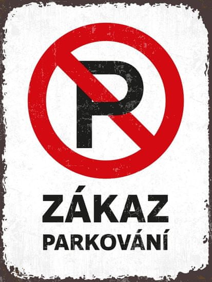 Postershop Plechová tabuľa - Zákaz parkovania