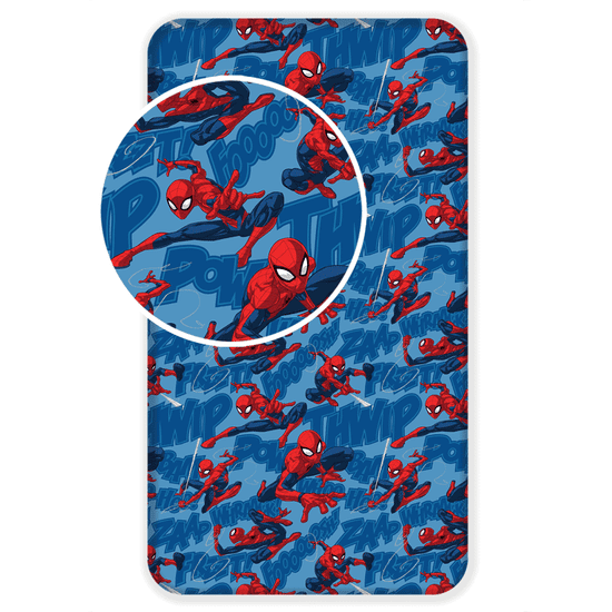 Jerry Fabrics Bavlnené prestieradlo Spiderman 05 90x200 cm