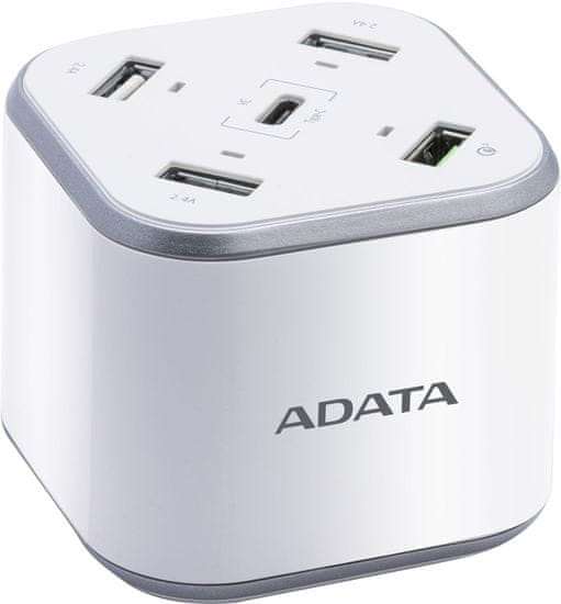 A-Data USB Charging Station ACU0480QCPS-CEUWH