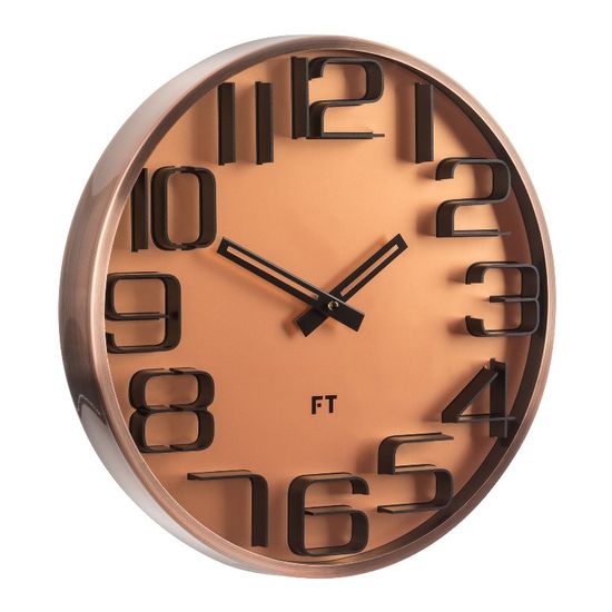 Future Time Dizajnové nástenné hodiny Numbers 30 cm