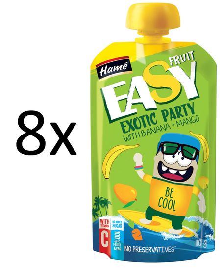 Hamé 8x Easy Fruit EP banán + mango - 110g