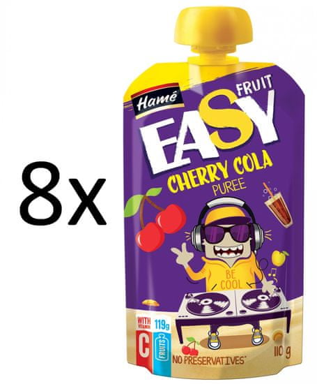Hamé 8x Easy Fruit Cherry cola puree - 110g exp. 03/2020
