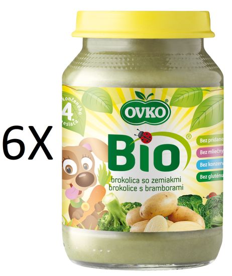 OVKO 6x BIO brokolica + zemiaky PT - 190g