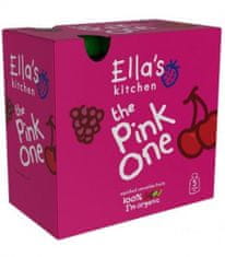 Ella's Kitchen BIO PINK ONE ovocné smoothie s rebarborou (5x90 g)