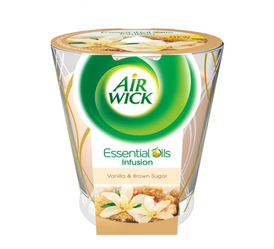 Air wick Essential Oils Infusion DECO sviečka - Vanilkové pečivo 150g