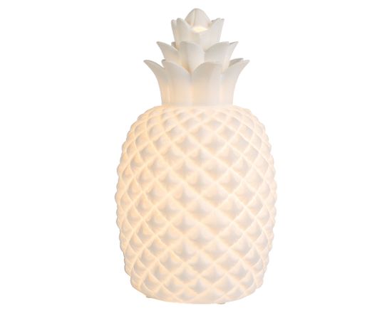 Kaemingk Stolná lampa "Ananas" porcelánová,17x30m