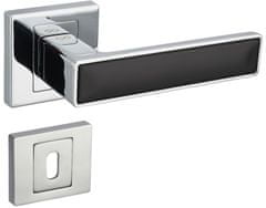 Concept 700/200 chróm/čierny- kľučka na dvere - pre izbový kľúč