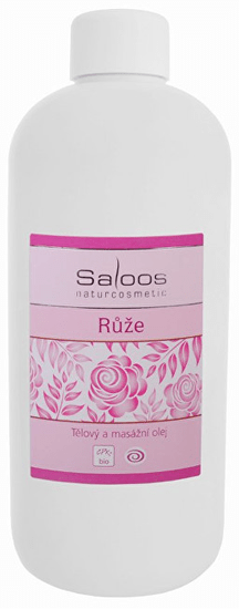 Saloos Bio telový a masážny olej - Ruža