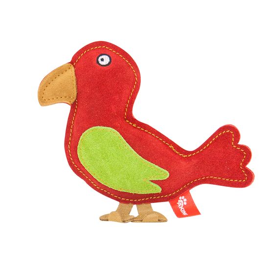 Akinu hračka vtáčik PREMIUM koža červená