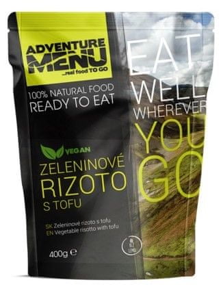 Adventure Menu Zeleninové rizoto s tofu