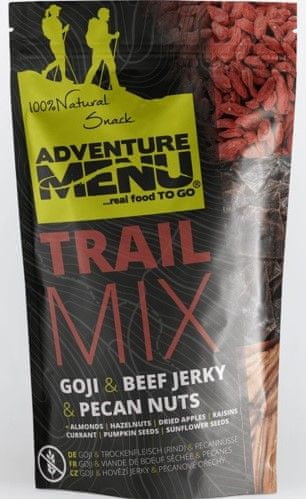 Adventure Menu Trail Mix - Goji-Hovězí Jerky-Pecanové ořechy 100g
