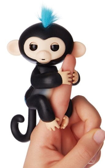 WowWee Fingerlings -Opička Finn čierna