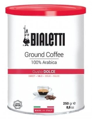 BIALETTI Coffee Tin 250 gr. Dolce