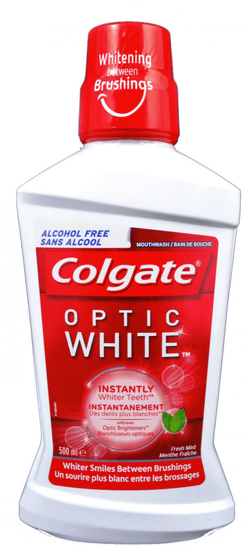 Colgate Ústní voda Optic White 500 ml 2 ks