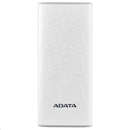 A-Data ADATA PowerBank P10000 - externá batéria pre mobil/tablet 10000mAh, biela AP10000-DUSB-CBK